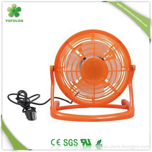 Factory Stock low price Protable USB Mini fan 4 inch plastic desk fan